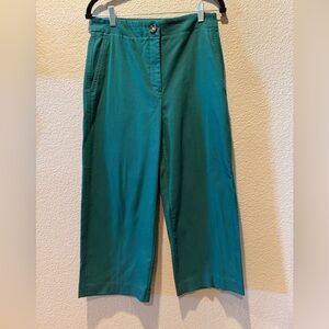 Ann Taylor Dark Green Crop Trousers